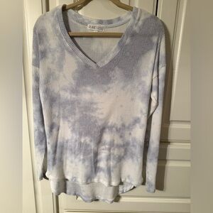 Planet Gold Women's Long Sleeve Tie-Dye Top size medium lightweight stretchy